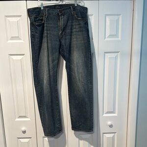 Lucky Brand 363 Vintage Straight Blue Relaxed Fit Jeans Size Men’s 38W 32L